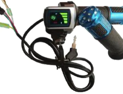 Acelerador Llave y Display 60V, Azul