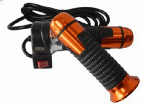 Acelerador con botón de 3 velocidades de lujo-2Mts Cable, Naranja