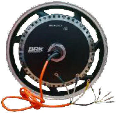 Motor Turbo 800W -48V, Rin 18´
